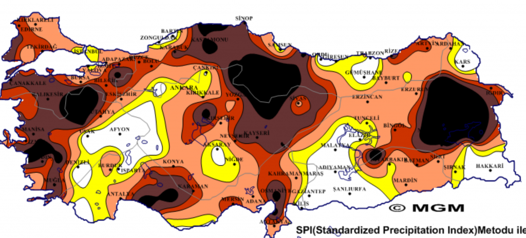 Türkiye’nin kuraklık haritaları çıktı: 4 bölgeye dikkat