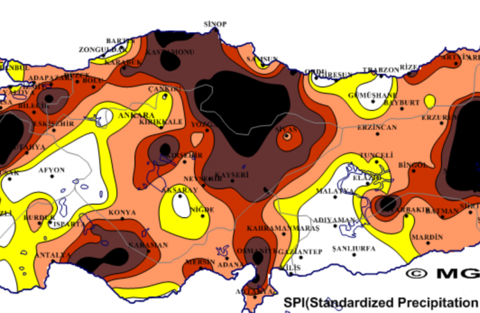 Türkiye’nin kuraklık haritaları çıktı: 4 bölgeye dikkat