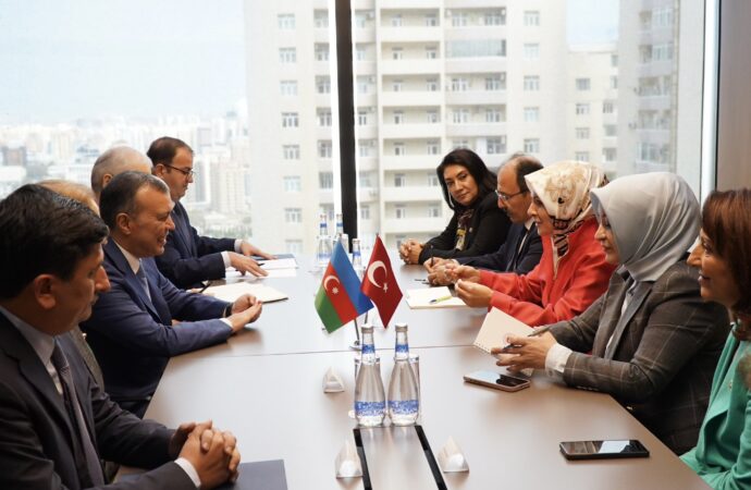 Bakan Göktaş, Azerbaycan Çalışma ve Halkın Sosyal Koruması Bakanı Babayev ile bir araya geldi.
