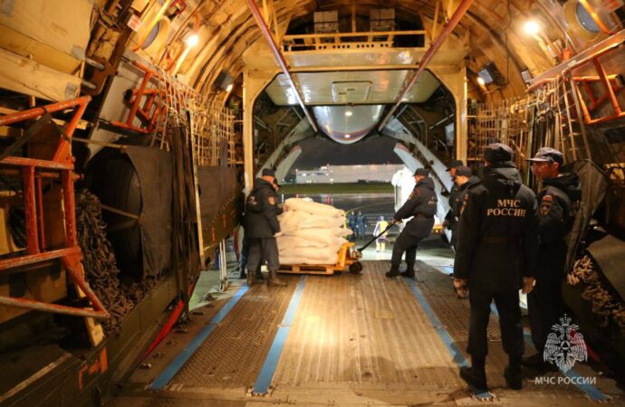 Rusya, Gazze’ye 27 tonluk insani yardım gönderdi.
