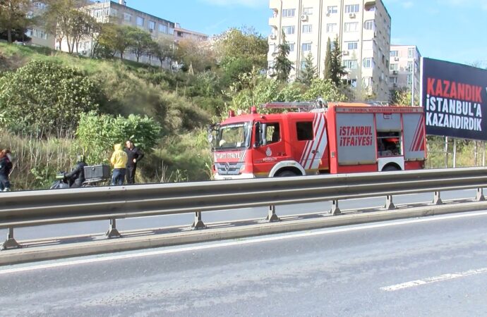 Beşiktaş’ta bir otomobil şarampole yuvarlandı. Şans eseri, sürücü herhangi bir yara almadan kurtuldu.
