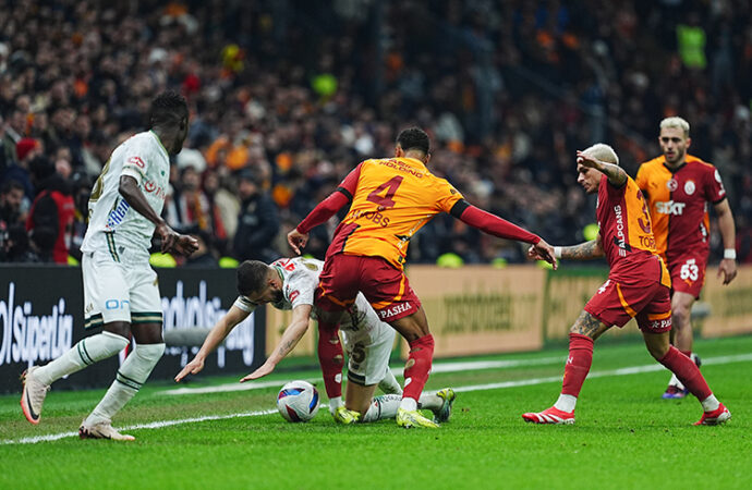 Galatasaray Konya’yı 1-0 yendi, yine hakem tartışması çıktı