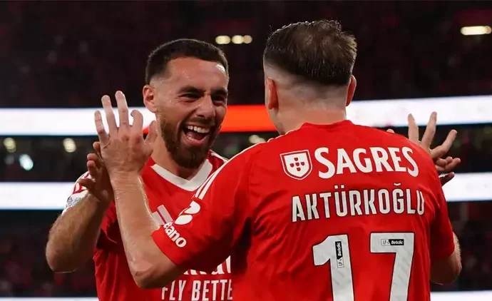 Kerem Aktürkoğlu’ndan asist, Orkun Kökçü’den gol! Benfica farklı kazandı