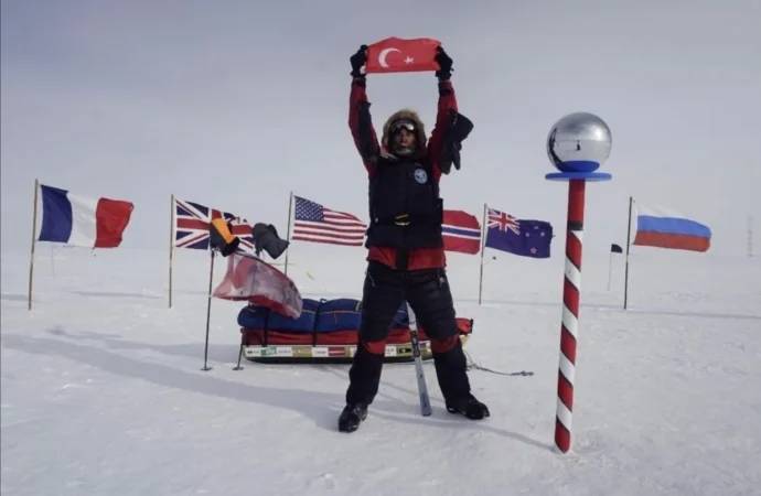 Güney Kutbu’na ulaşan ilk Türk!