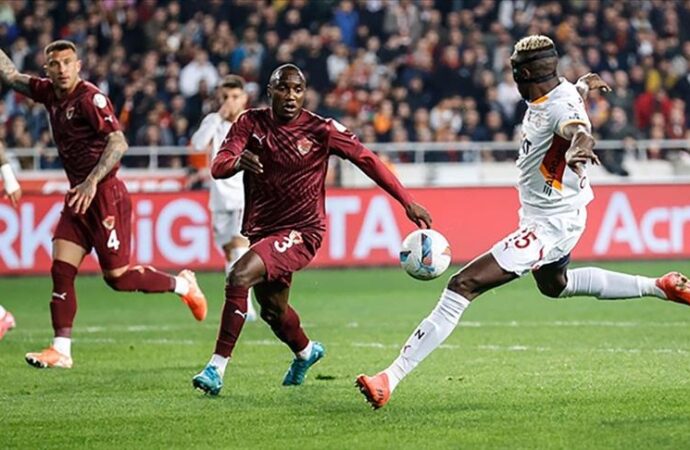 Galatasaray Hatay karşısında tekledi