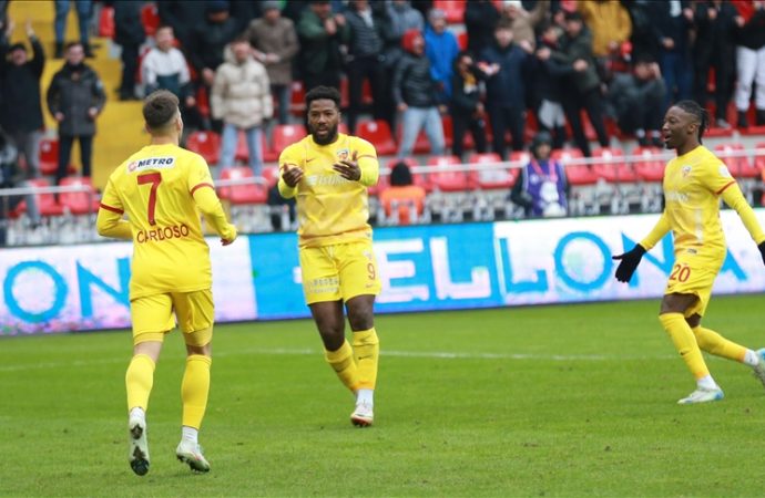 Gol düellosunun kazananı Kayseri oldu